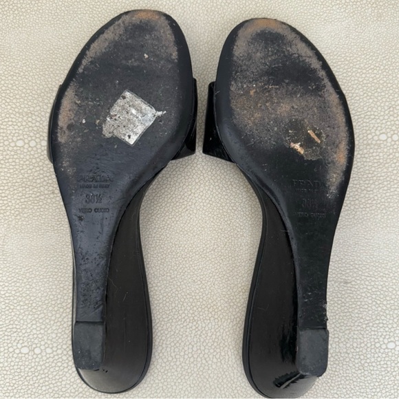 Prada Wedge Heel Mules - Picture 4 of 4